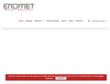 Tablet Screenshot of enomet.it